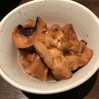 厚揚げと椎茸の煮物